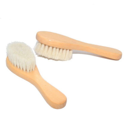 New Baby Care Natural Wool Wooden Brush Comb
