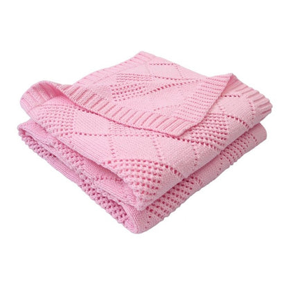 Super Soft Cotton Knitted Baby Blanket